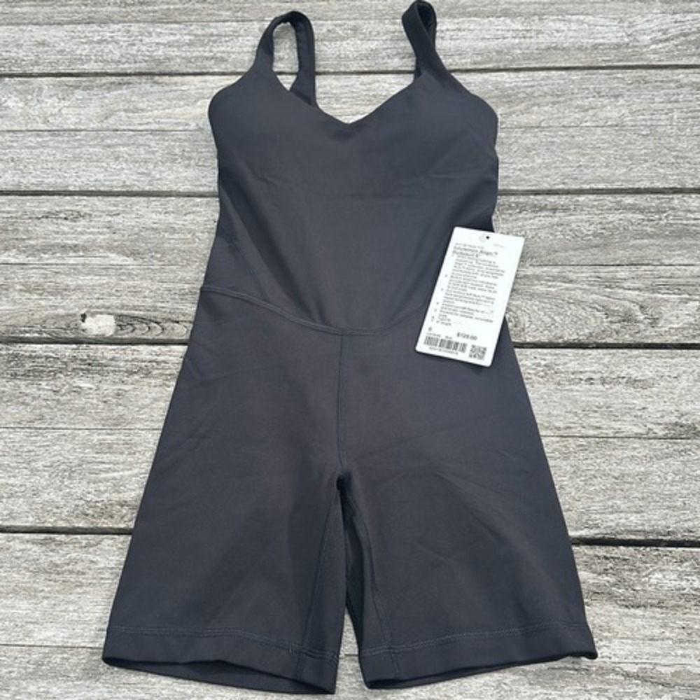 Lululemon Align Bodysuit‎ 6" Black size 0 NWT ONE PIECE